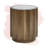 Gaertner 21" H Glass Drum End Table