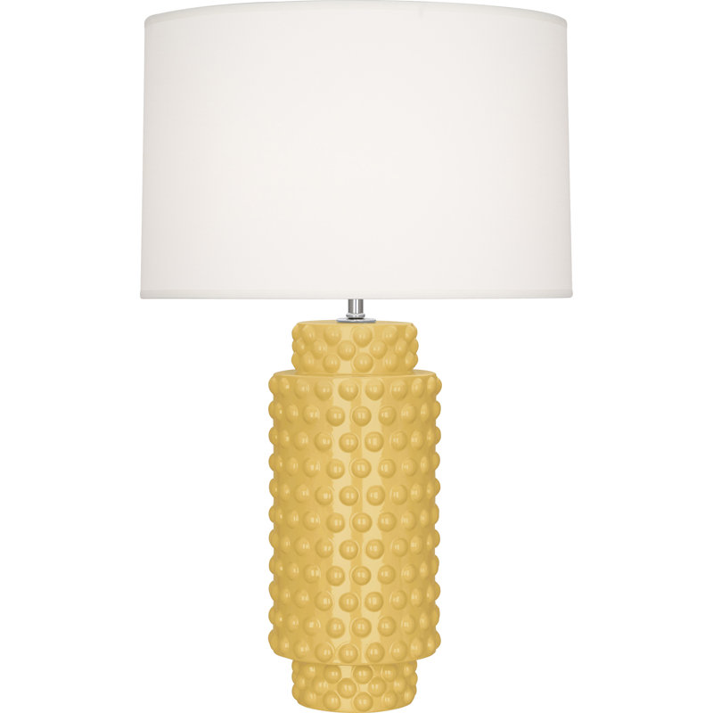 Dolly Table Lamp, 21.5" H x 15" W x 15" D, Egg Blue