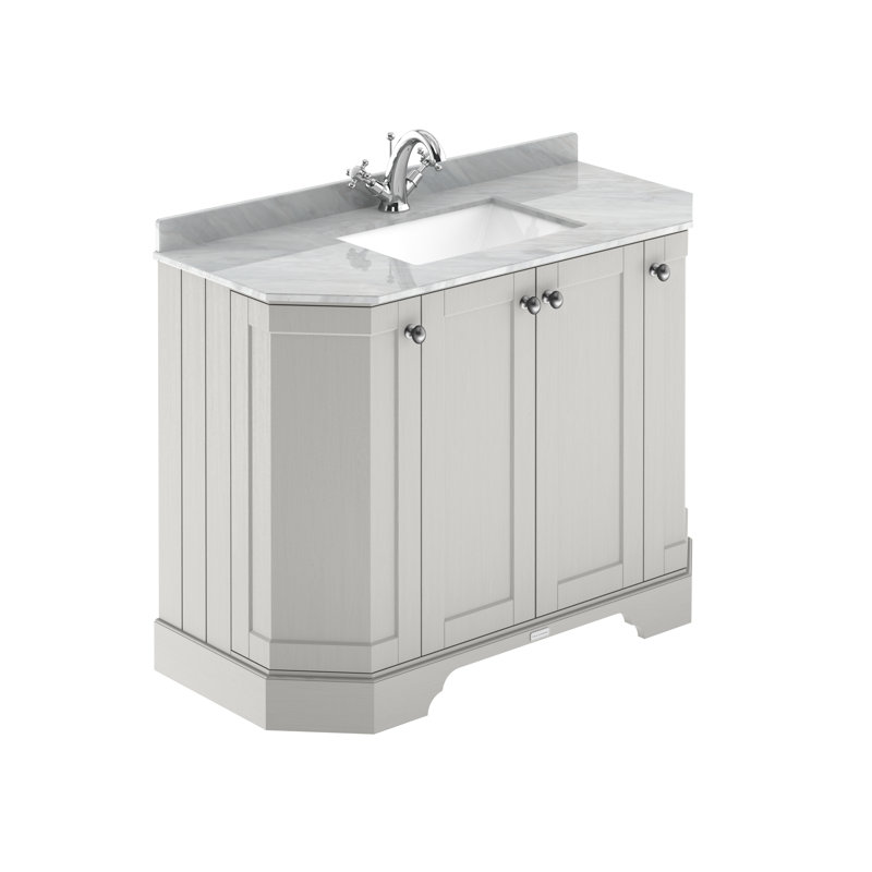 Old London 1000mm Free-standing Single Vanity, Timeless Sand, Grey