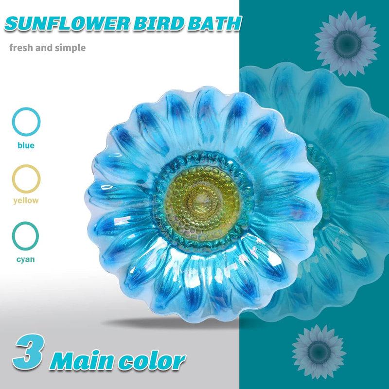 Bernadine Stake Birdbath