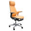 Fauteuil de direction en cuir véritable Caybree-86855083