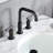 8" Widespread Bathroom Sink Faucet with Pop-Up Drain