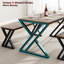 4 - Person Solid Wood Dining Set-1277273568-1277273569