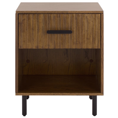 Amelin 1 Draw 1 Shelf Nightstand