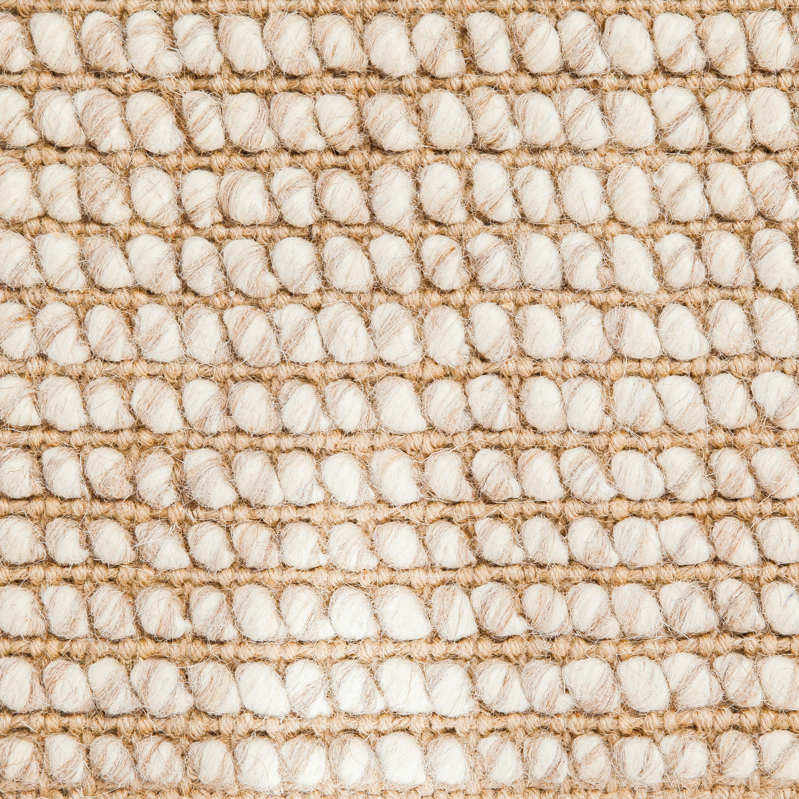 Bayne Beige Hand-Loomed Jute Rug, Runner 2'6" x 8'