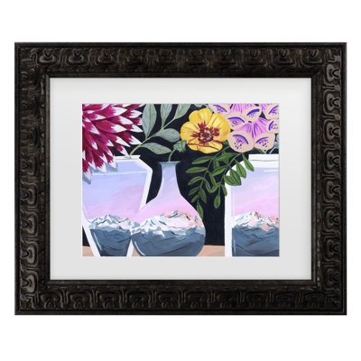 Sarah Gesek  Alpenglow Matted Framed Art