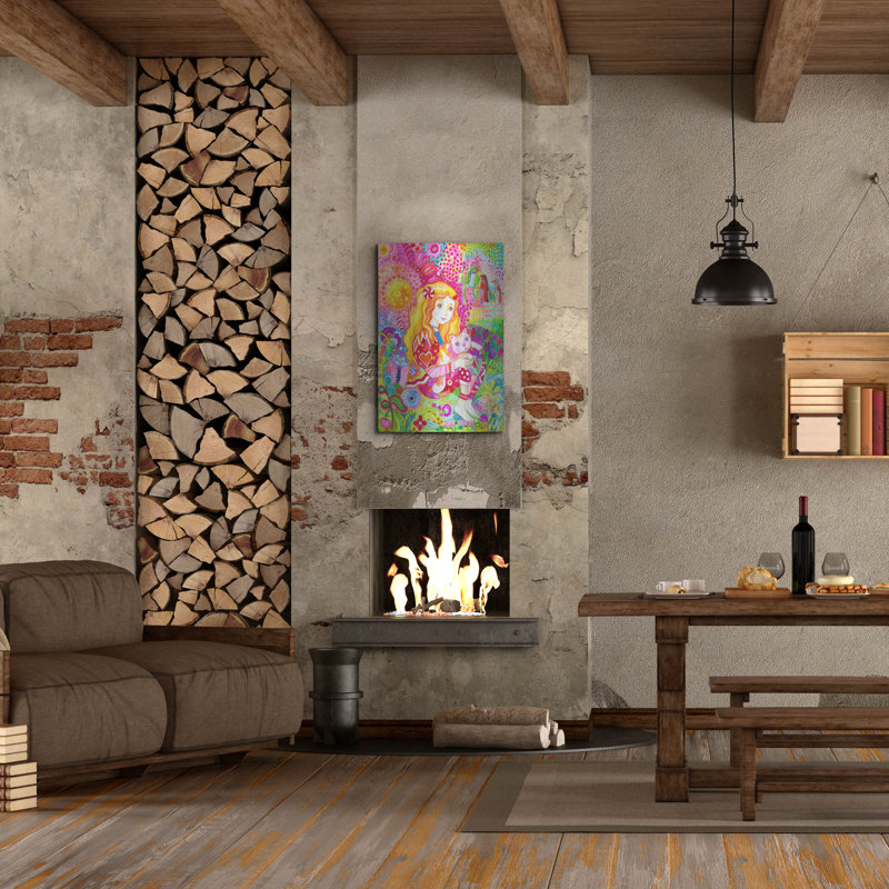 Art mural en métal Brayden Studio «Happy Time» par Oxana Zaika, H 36 po x l 24 po