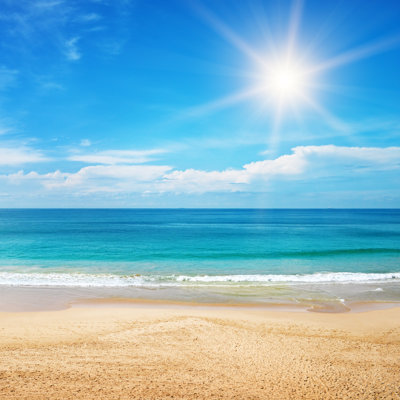 " Seascape And Sun " by Alinamd
