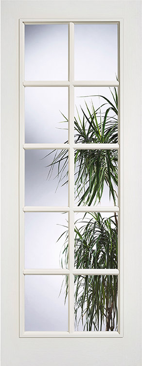SA Glazed 1L White Internal Door