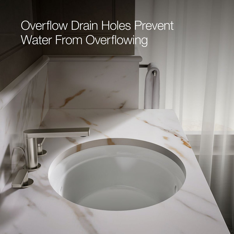 Artifacts 21-1/4 In. Oval Undermount Bathroom Sink
