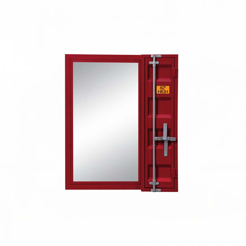 Miroir de salle de bain, Rouge