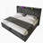 Upholstered bed, 360 surround LED function, Buttons/Apps/Remote Control, hydraulic storage bed-1388552502