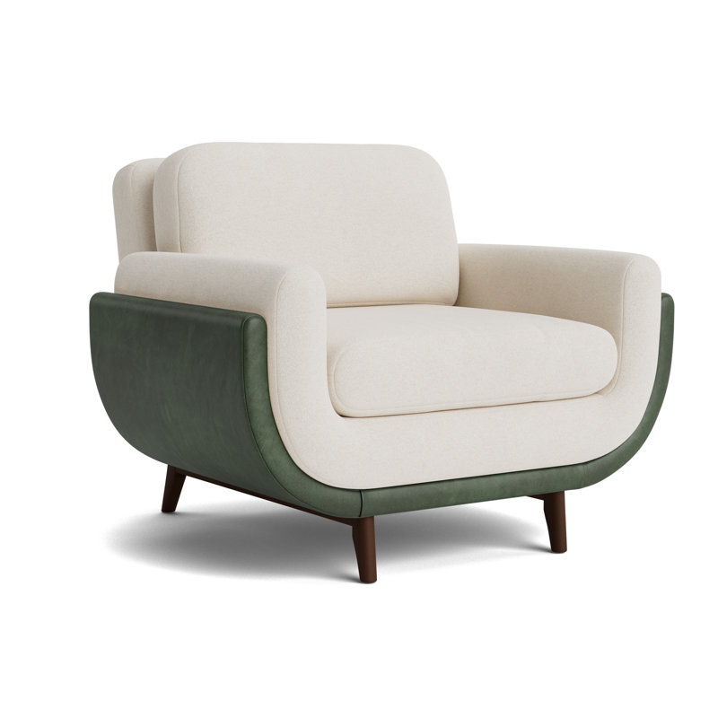 Regatta Chair, Performance Boucle - Cream/Bedford - Evergreen, Sienna