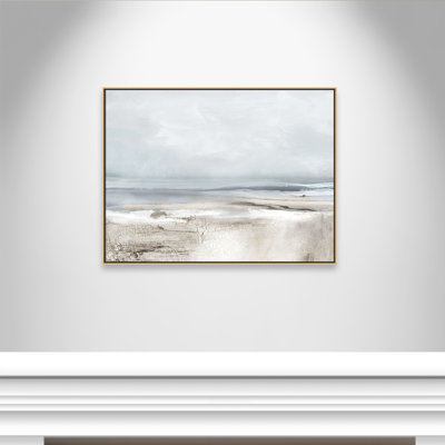 Sunset Reflections - Landscape Version Print by Luna Mavis