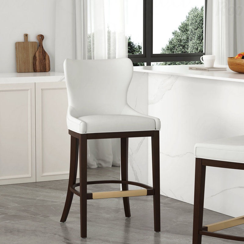 Tabouret de bar pour un salon confortable, Blanc