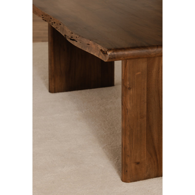 Lila Large Dining Table Brown, 30" H x 98" L x 40" W