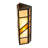 Santa Fe Steel Flush Mounted Sconce