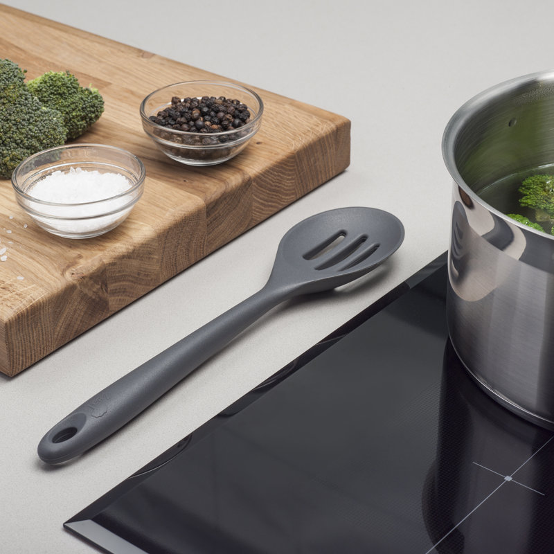 Zeal Cooking Spoon, Dark Grey