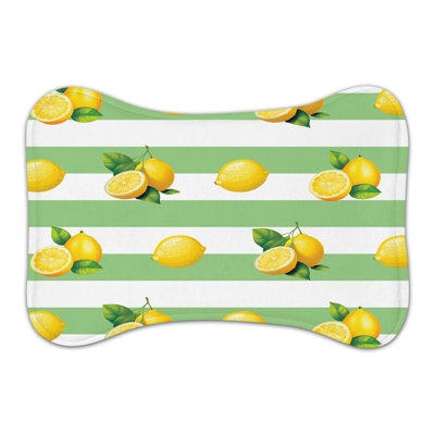 Citrus Bliss - Tapis d'alimentation en os 1 pièce