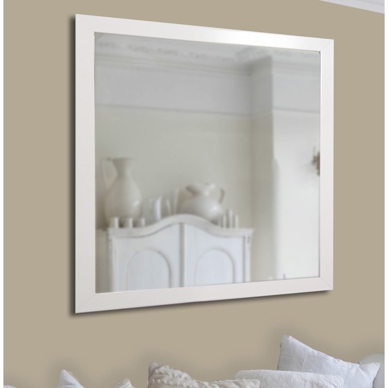 Miroir de salle de bain moderne et contemporain Dematteo, H 37 po x l 31 po