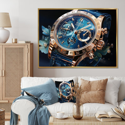 " Blue Luxury Watch Sapphire Timekeeper I "