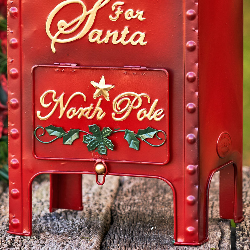 Set of 2 Medium and Small "Letters to Santa" Mailboxes