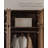 Classic Black Walnut Simple Wardrobe-112401047