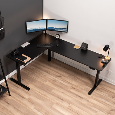 Bureau en coin électrique 83 "x 60"