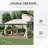 Outdoor 13 Ft. W X 10 Ft. D Steel Patio Gazebo