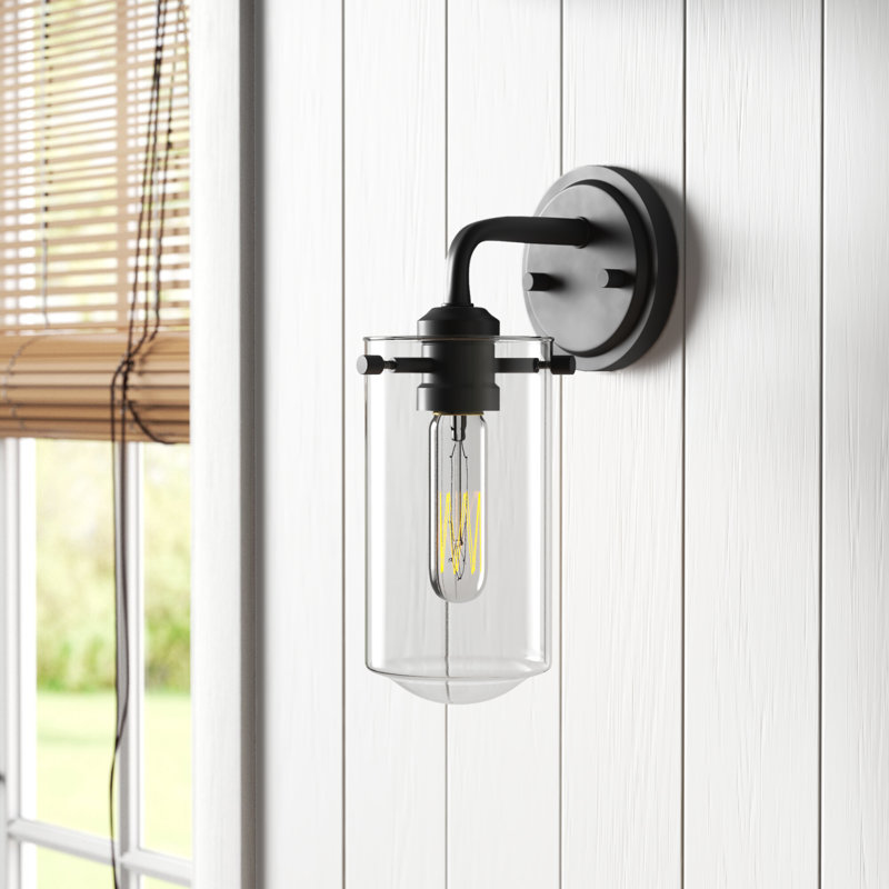 Barbosa Armed Sconce, Matte Black