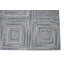 Tapis gris / gris en laine 5 x 8 Bruening