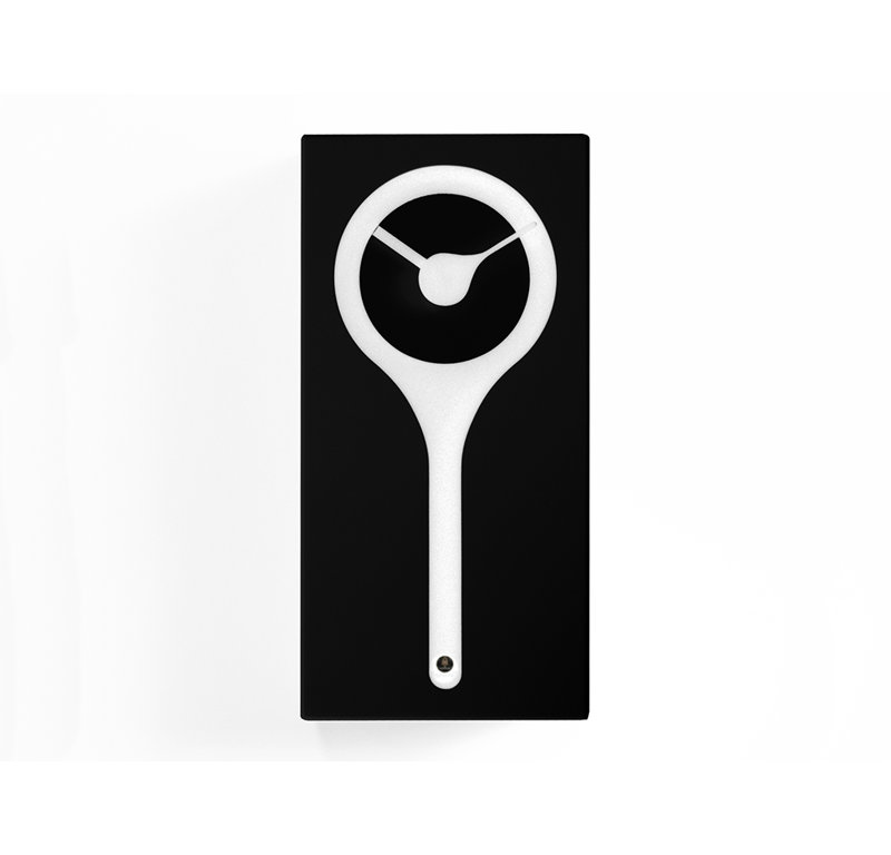 Banach Wall Clock, Black and White
