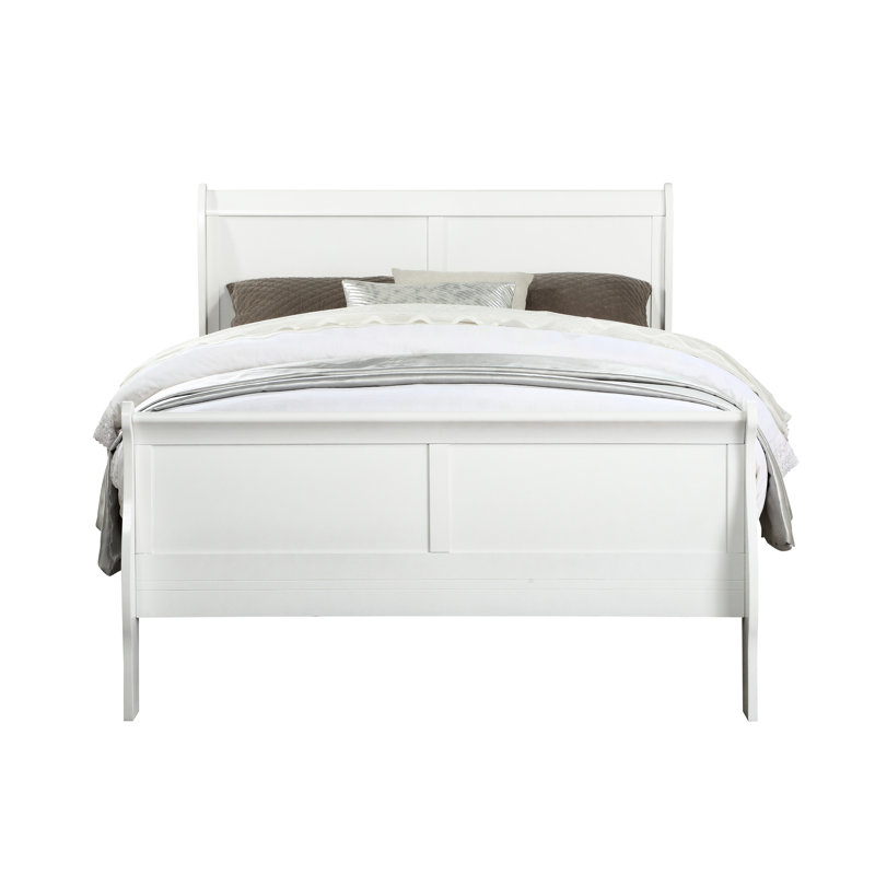 Lit simple blanc avec grâce - Comprend un tiroir pratique et une option de rangement classique en bois de pin massif, Blanc