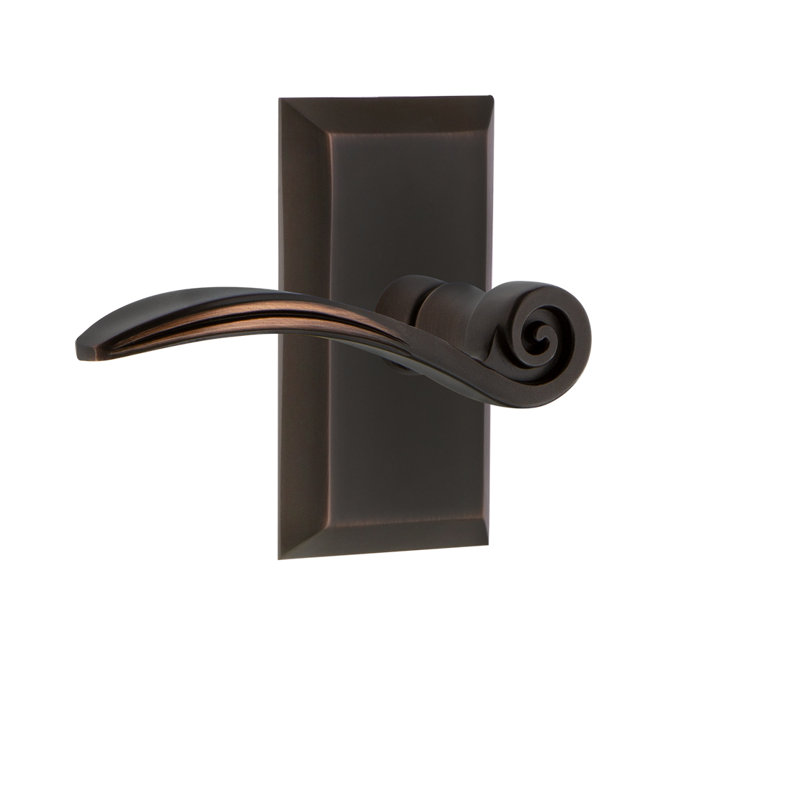 Studio Plate Double Dummy with Swan Lever, Timeless Bronze