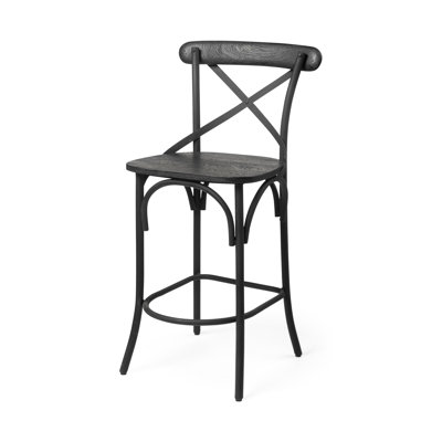 Tabouret supplémentaire en bois massif Borough