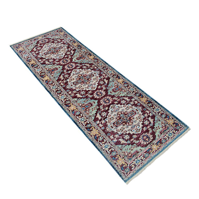 Crayton Machine Made Polyester Area Rugs - Red Color, Oriental Design, Low Pile Machine Made Area Rugs for Living Room, Bed Room