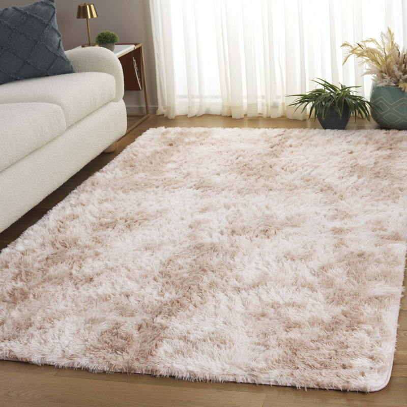 Zarrius Shag Performance Abstract Rug, Rectangle 5' x 8'