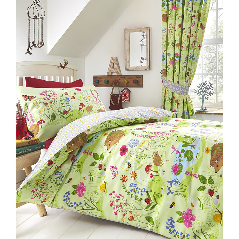 Holmsten Kids Countryside Duvet Cover Set, 200 x 200cm Duvet Cover + 2 Standard Pillowcases