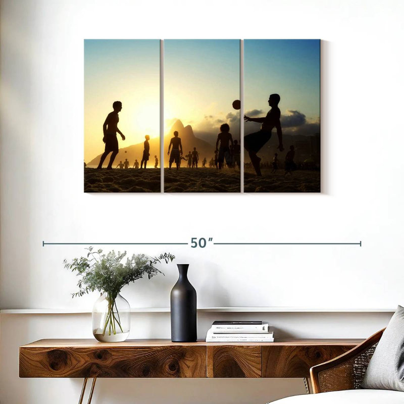 Sireci Sunset Fun Soccer, 24" H x 38" W