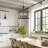 Leitersburg 4 - Light Iron Dimmable Chandelier