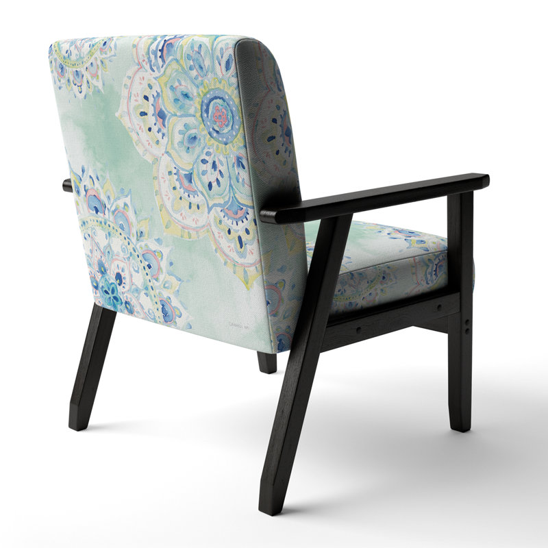 Harricharan - Watercolor Mandalas IV - Fauteuil décoratif en velours
