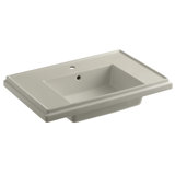 Tresham Ceramic 30" Fireclay Bathroom Sink with Overflow