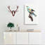 Abyssinian Roller Bird - Wrapped Canvas Painting-55368814