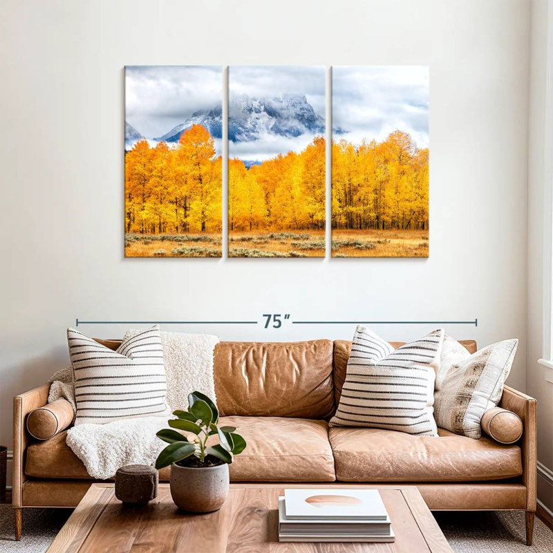 Alvord Golden Teton Autumn, H 36 po x l 57 po