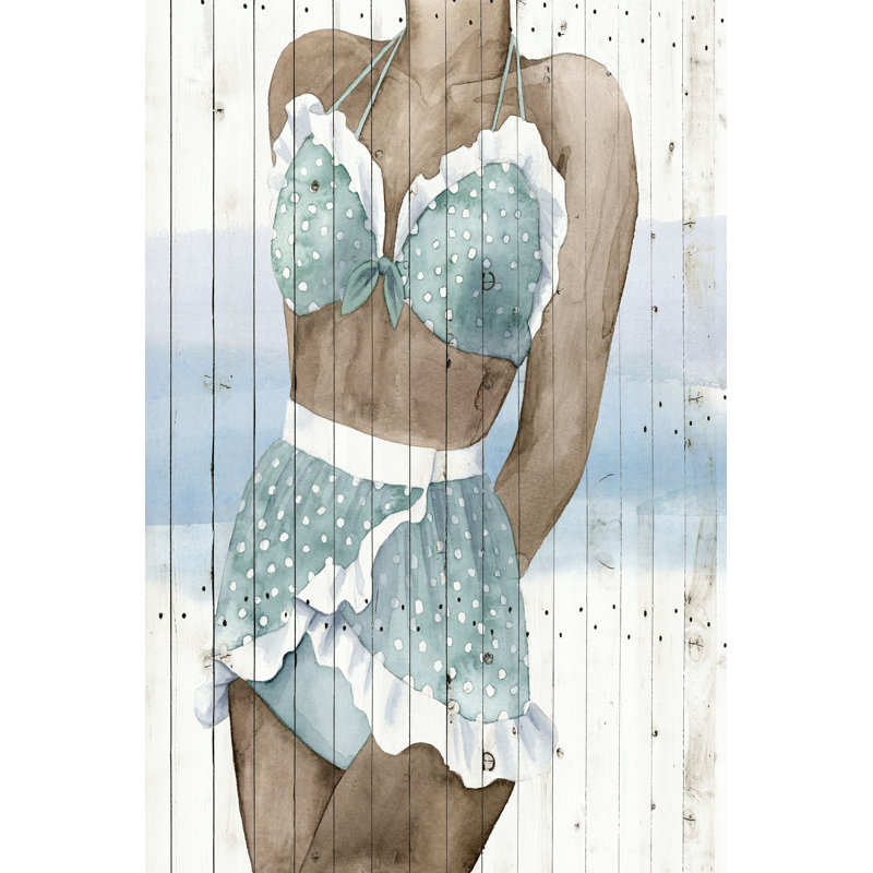 «Bygone Bathers I», H 12 po x l 8 po