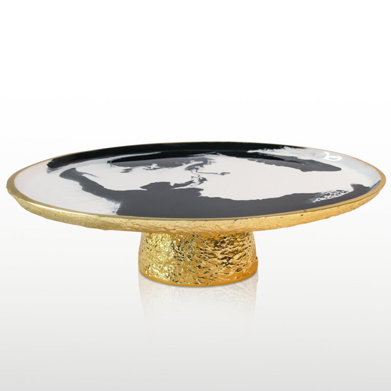 Bianco Nero Cake Pedestal