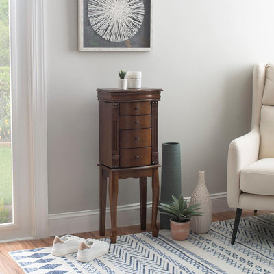 Armoire à bijoux avec miroir Weirton
