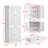 71.6"H Garage Storage Cabinets with Drawer