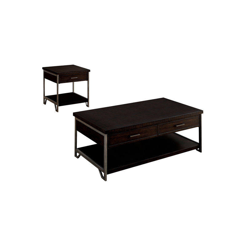 Ensemble de tables basses 2 pièces Archlebov