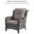 Schutt 7 - Person Outdoor Sofa Seating Group with Patio Wicker Chairs, Fire Pit and Cushions-1574815451